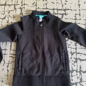 Ivivva zip up black,  girls zip up jacket. Excellent condition
